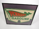 Hard to find 1920s-30s Pennant Gasoline cardboard radiator protector promotional sign.
