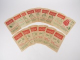 Lot of fifteen circa 1940s Coca-Cola NOS No Drop Bottle Protectors.