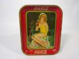 Desirable 1932 Coca-Cola serving tray with bikini clad model. Possibly never used.