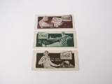Lot consisting of two 1930 and one 1931 Coca-Cola ink blotters.
