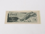 Highly desirable 1931 Coca-Cola ink blotter presented in sealed cellophane wrap.