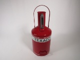 Interesting restored vintage Texaco filling station pump accurate measurement can by Huffman.
