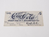 Rare 1904 Drink Coca-Cola 