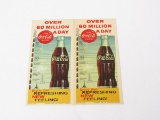 Lot of two NOS 1960 Coca-Cola 