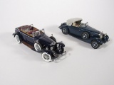 1926 Franklin Mint Mercedes-Benz Model K and a 1934 Hispano-Suiza J-12 Danbury Mint.