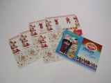 Lot consisting of a early 1960s Crown Stores Fountain Menu and five NOS 1960s present tags.