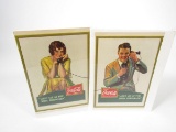 Lot consisting of two 1930s Coca-Cola printers proof ads.