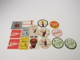 Large lot of 15 vintage Coca-Cola promotional items 1930s thru 1980s