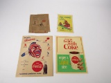 Lot of 4 various Coca-Cola items circa 1940s-60s.