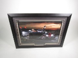 Joy Ride framed print featuring Elvis and Marilyn in a hot rod.