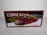 Reproduction - Sharp Lubrication Complete Specialized Service single-sided porcelain sign
