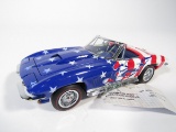 1967 Stars and Strips Corvette LE Franklin Mint 1:24 scale die-cast model.