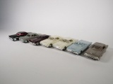 Lot of seven original 1960s AMT Ford Automobiles dealer promotional model cars.