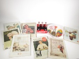 Lot consisting of a vintage Spanish Coca-Cola tray, 7-framed Coca-Cola ads and a six pack of bottles