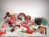 Very large lot of over 100 Coca-Cola collectible items some old some new