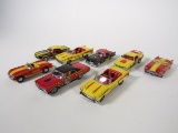 Lot of 8 Dinky Matchbox 1:43 scale diecast Coca-Cola model cars representing the best of 1950s-60s.