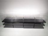 Lot of 24 large diecast car display cases.