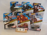 1 lot, 6 in lot, Hot Wheels, MARVEL