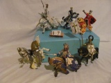 1 lot, 12 in lot, Medieval Horses and Riders