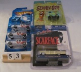 1 lot, assorted cars on blister pack