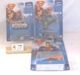 1 lot, 3 in lot, Hot Wheels - SUPERMAN