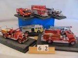 1 lot, 8 in lot, assorted Fire Cars