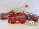 1 lot, 4 in lot, Fire Trucks