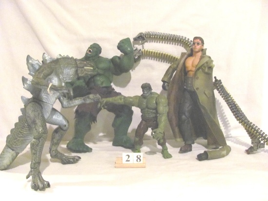 1 lot, 4 in lot, ACTION FIGURES