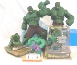 1 Lot of 5 Hulk figures