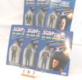 1 Lot, 6 in Lot  STAR TREK Action Figures (Galoob)