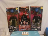 1 Lot of 3 STAR TREK Command Edition Figures