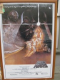 1 in lot, framed Star Wars, movie poster