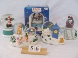 1 lot, 5 in lot, Musical Snow Globes
