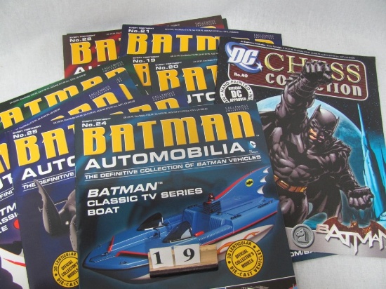 1 lot of 10 BATMAN Magazines