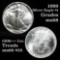 1989 Silver Eagle Dollar $1 Grades GEM+++ Unc
