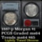 PCGS 1887-p Morgan Dollar $1 Graded ms64 by PCGS