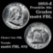 1953-d Franklin Half Dollar 50c Grades Choice Unc FBL