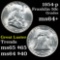 1954-p Franklin Half Dollar 50c Grades Choice+ Unc