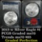 PCGS 2013-w Silver Eagle Dollar $1 Graded ms70 by PCGS