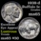 1938-d Buffalo Nickel 5c Grades GEM Unc