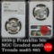 NGC 1959-d Franklin Half Dollar 50c Graded ms65 by NGC