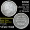 1856-p Seated Liberty Dime 10c Grades vf details