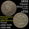 1833 Classic Head Half Cent 1/2c Grades vf+