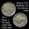 1913-p Ty1 Buffalo Nickel 5c Grades vf++