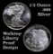 Proof Walking Liberty Half dollar replica Golden State Mint 1/2 ounce .999 fine silver 1/2 oz.