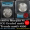 1885-o Morgan Dollar $1 Graded ms65 by ICG (fc)