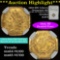 ***Auction Highlight*** Undergraded NGC 1859 California Gold 50c Graded ms64 by NGC bg902 R6 (fc)