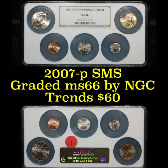 NGC 2007-p Mint Set Graded ms66 by NGC