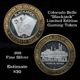 Limited Edition  $10 gaming token .999 Fine Silver Colorado Belle 