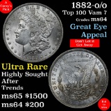 1882-o/o Top 100 vam 7 Morgan Dollar $1 Grades Choice Unc (fc)